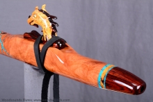 Western Red Cedar Burl Native American Flute, Minor, Mid B-4, #K23G (11)